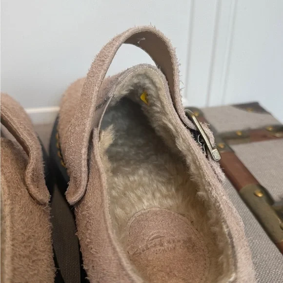 NWOB Dr. Martens Isham Vintage Suede Slingback Mule 10 M 11 L - Picture 3 of 6